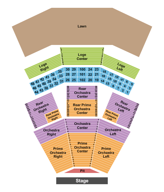 Wolf Trap National Park for the Performing Arts Todo Sonido Festival Seating Chart